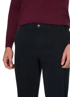 HECHTER PARIS, Chino H855, Baumwolle, Nachtblau 3 HECHTER PARIS, Chino H855, Baumwolle, Nachtblau -Herrenausstatter Verkaufe 451230 norm3