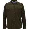 N.Z.A., Hemd, Feincord, Flaschengrün