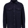N.Z.A., Overshirt, Wollfilz, Navy