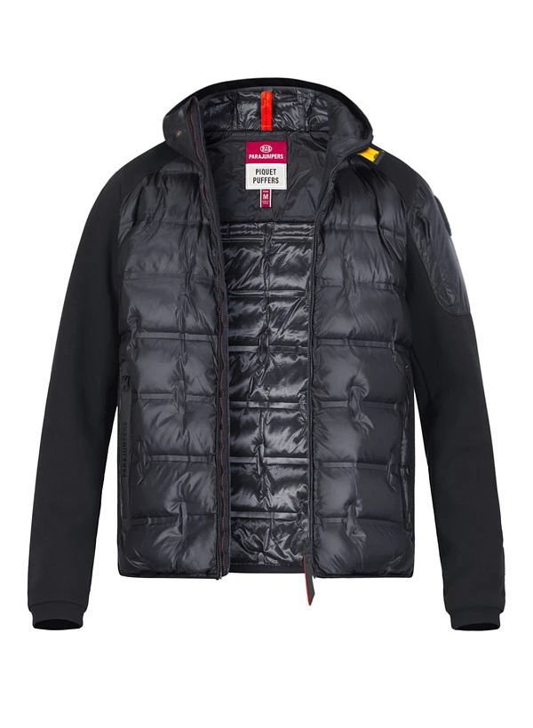 PARAJUMPERS, Daunenjacke, Mikrofaser, schwarz PARAJUMPERS, Daunenjacke, Mikrofaser, Schwarz -Herrenausstatter Verkaufe 451272 norm