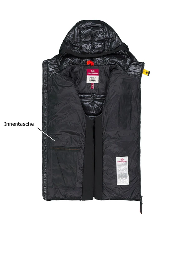 PARAJUMPERS, Daunenjacke, Mikrofaser, schwarz PARAJUMPERS, Daunenjacke, Mikrofaser, Schwarz -Herrenausstatter Verkaufe 451272 norm3
