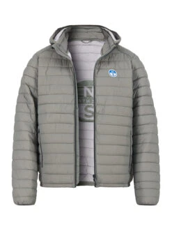NORTH SAILS, Steppjacke, Mikrofaser Winddicht, Grau