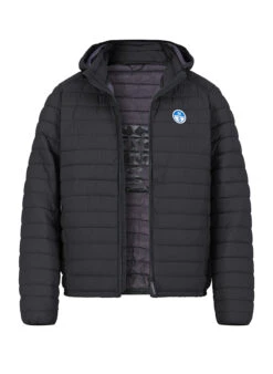 NORTH SAILS, Steppjacke, Mikrofaser Winddicht, Schwarz