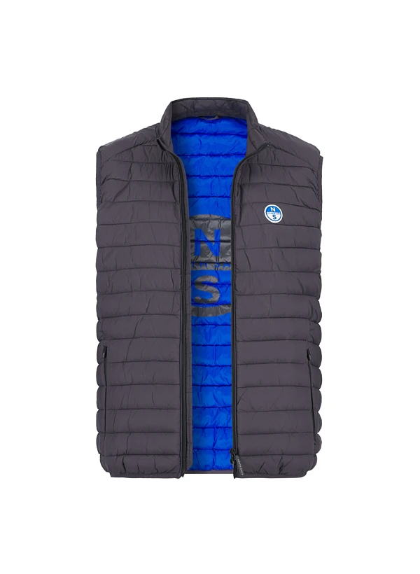 NORTH SAILS, Steppweste, Mikrofaser winddicht, dunkelgrau NORTH SAILS, Steppweste, Mikrofaser Winddicht, Dunkelgrau -Herrenausstatter Verkaufe 451339 norm