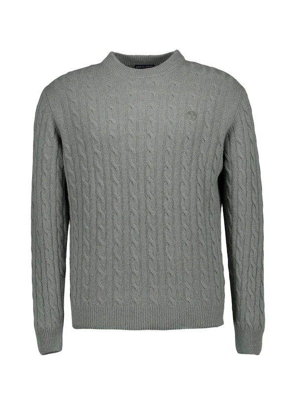 NORTH SAILS, Pullover, Wolle-Kaschmir, grau meliert NORTH SAILS, Pullover, Wolle-Kaschmir, Grau Meliert -Herrenausstatter Verkaufe 451400 norm