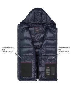 PEUTEREY, Daunenjacke Honova, Mikrofaser Wasserabweisend, Dunkelblau 2 PEUTEREY, Daunenjacke Honova, Mikrofaser Wasserabweisend, Dunkelblau -Herrenausstatter Verkaufe 451401 norm3