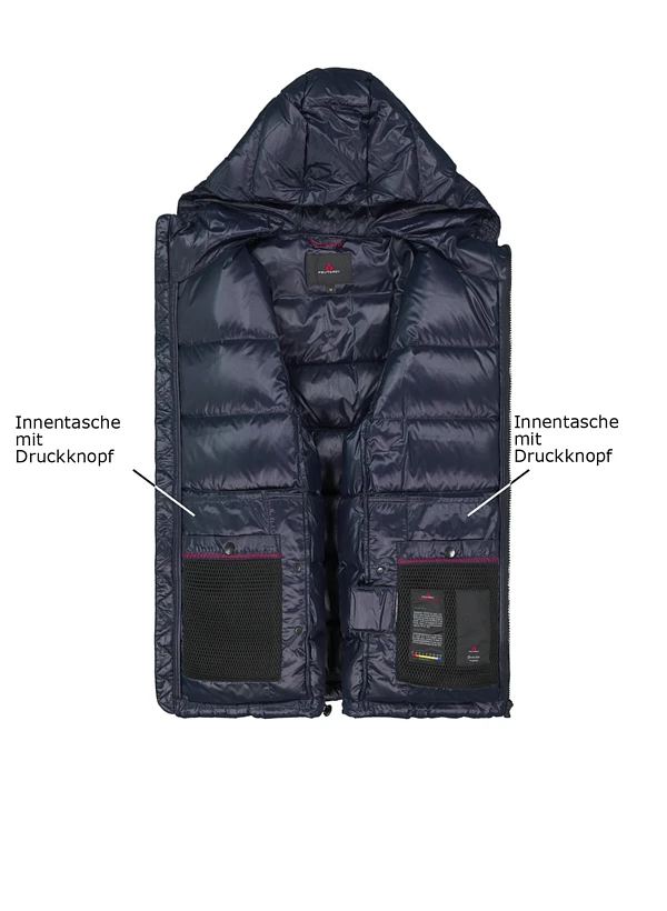 PEUTEREY, Daunenjacke Honova, Mikrofaser wasserabweisend, dunkelblau PEUTEREY, Daunenjacke Honova, Mikrofaser Wasserabweisend, Dunkelblau -Herrenausstatter Verkaufe 451401 norm3