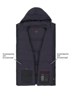 PEUTEREY, Daunenjacke Rory, Mikrofaser, Dunkelblau 2 PEUTEREY, Daunenjacke Rory, Mikrofaser, Dunkelblau -Herrenausstatter Verkaufe 451416 norm3