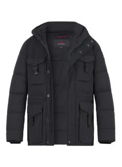 PEUTEREY, Daunenjacke Rory, Mikrofaser, Schwarz