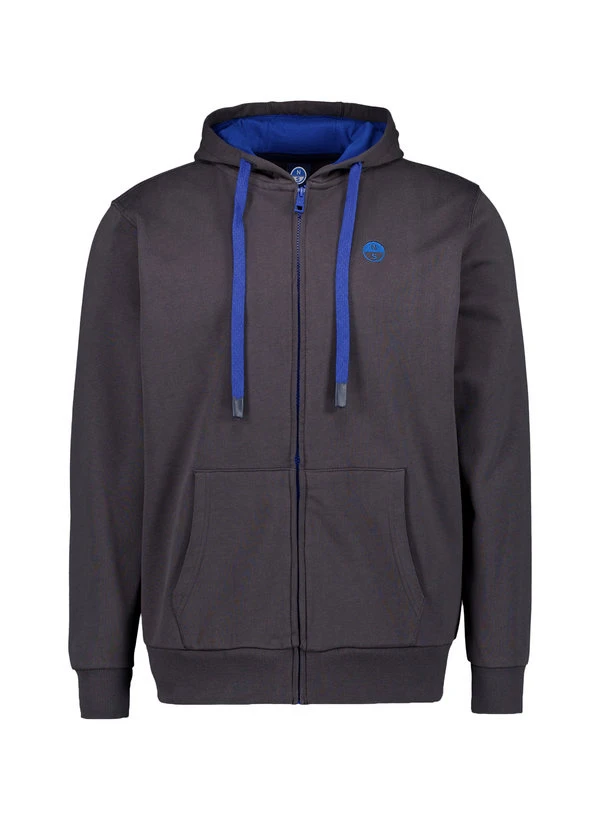 NORTH SAILS, Sweatjacke, Baumwolle, anthrazit NORTH SAILS, Sweatjacke, Baumwolle, Anthrazit -Herrenausstatter Verkaufe 451429 norm