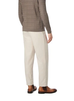 BOSS Orange, Chino, Wolle, Beige Meliert -Herrenausstatter Verkaufe 451484 norm2