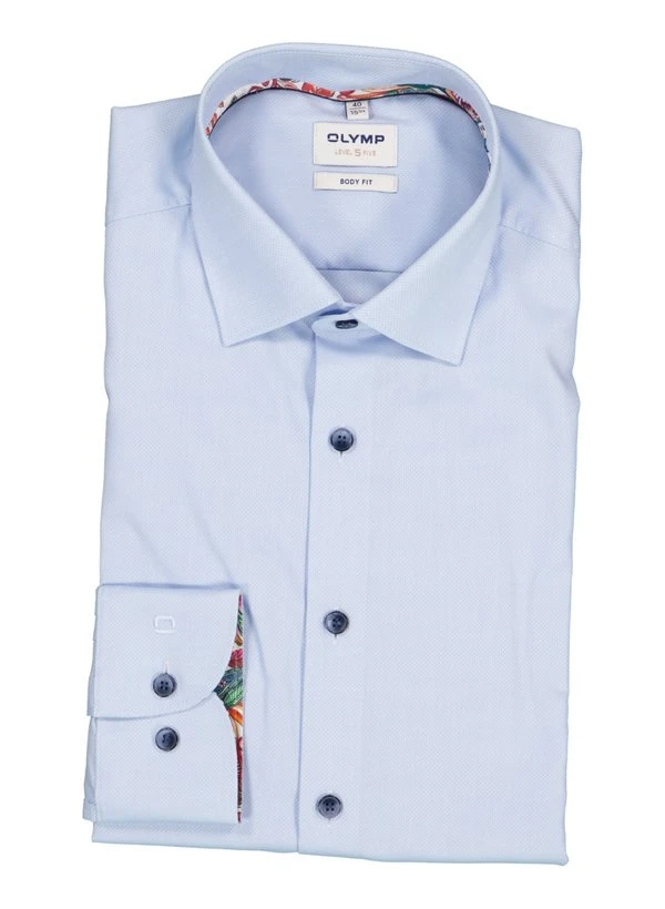 OLYMP, Hemd, Body Fit, Baumwoll-Stretch, Extra langer Arm, bleu OLYMP, Hemd, Body Fit, Baumwoll-Stretch, Extra Langer Arm, Bleu -Herrenausstatter Verkaufe 451568 norm