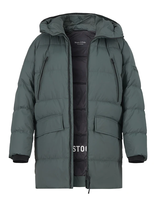 Marc O'Polo, Daunenparka, Mikrofaser wasserabweisend, schlamm Marc O'Polo, Daunenparka, Mikrofaser Wasserabweisend, Schlamm -Herrenausstatter Verkaufe 451579 norm