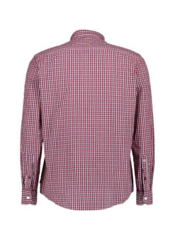 OLYMP, Hemd, Regular Fit, Baumwolle, Rot-weiß Kariert 2 OLYMP, Hemd, Regular Fit, Baumwolle, Rot-weiß Kariert -Herrenausstatter Verkaufe 451589 norm2