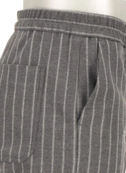 Alberto, Hose Luis, Wide Fit, Flanell, Grau Gestreift 4 Alberto, Hose Luis, Wide Fit, Flanell, Grau Gestreift -Herrenausstatter Verkaufe 451623 norm5