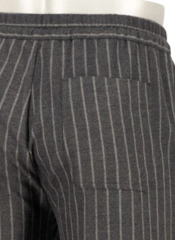 Alberto, Hose Luis, Wide Fit, Flanell, Dunkelgrau Gestreift -Herrenausstatter Verkaufe 451624 norm6