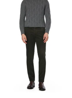 HACKETT, Hose Kensington, Slim Fit, Cord, Jägergrün