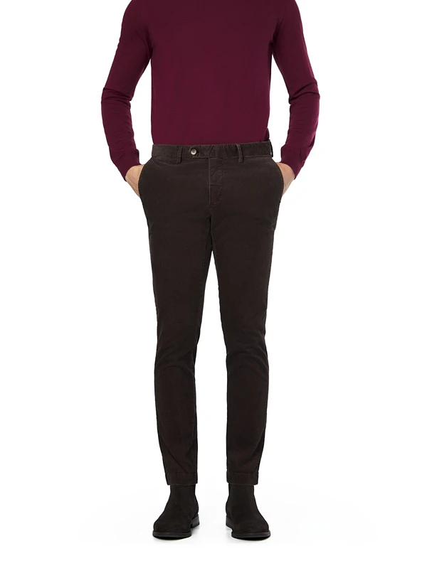 HACKETT, Hose Kensington, Slim Fit, Cord, dunkelbraun HACKETT, Hose Kensington, Slim Fit, Cord, Dunkelbraun -Herrenausstatter Verkaufe 451683 norm