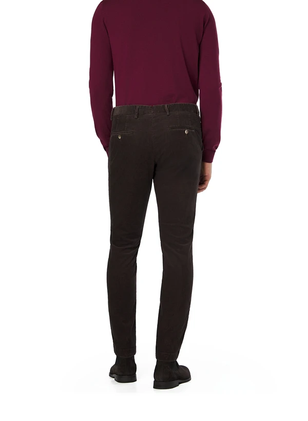 HACKETT, Hose Kensington, Slim Fit, Cord, dunkelbraun HACKETT, Hose Kensington, Slim Fit, Cord, Dunkelbraun -Herrenausstatter Verkaufe 451683 norm2