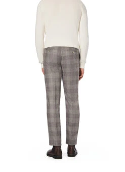 HACKETT, Hose, Schurwolle-Kaschmir, Braun-beige Kariert 2 HACKETT, Hose, Schurwolle-Kaschmir, Braun-beige Kariert -Herrenausstatter Verkaufe 451684 norm2