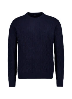 HACKETT, Pullover, Lammwolle, Midnightblue