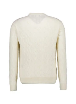 HACKETT, Pullover, Lammwolle, Off White -Herrenausstatter Verkaufe 451690 norm2
