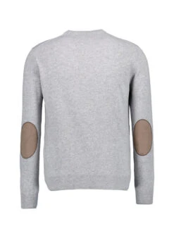 HACKETT, Pullover, Merinowolle-Kaschmir, Grau Meliert 2 HACKETT, Pullover, Merinowolle-Kaschmir, Grau Meliert -Herrenausstatter Verkaufe 451700 norm2