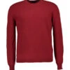 HACKETT, Pullover, Merinowolle-Kaschmir, Bordeaux