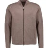HACKETT, Cardigan Milano, Merinowolle, Walnussbraun