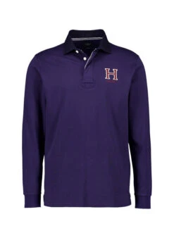 HACKETT, Pullover, Classic Fit, Baumwolle, Tintenblau