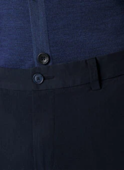 BOSS Black, Chino Kane, Regular Fit, Baumwolle, Dunkelblau -Herrenausstatter Verkaufe 451760 norm3