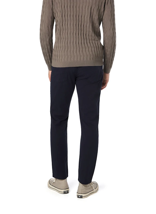 BOSS Orange, Hose Delaware, Slim Fit, Baumwolle, dunkelblau BOSS Orange, Hose Delaware, Slim Fit, Baumwolle, Dunkelblau -Herrenausstatter Verkaufe 451764 norm2