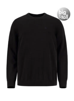 Marc O'Polo, Pullover, Big&Tall, Bio Baumwolle, Schwarz