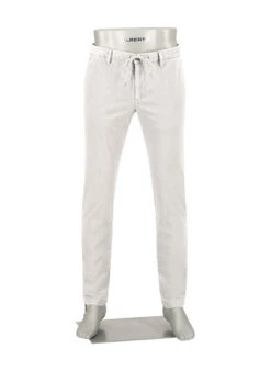 Alberto, Hose Jump, Slim Fit, Cord, Hellgrau