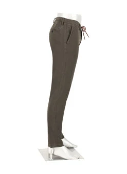 Alberto, Hose Jump, Slim Fit, Baumwolle-Tencel™, Dunkelbraun -Herrenausstatter Verkaufe 451834 norm2