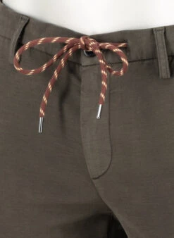 Alberto, Hose Jump, Slim Fit, Baumwolle-Tencel™, Dunkelbraun -Herrenausstatter Verkaufe 451834 norm4