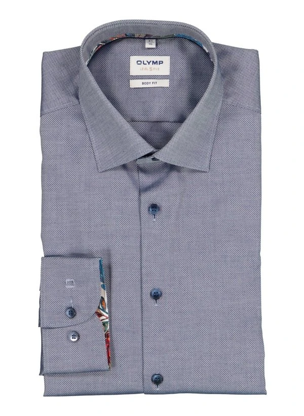 OLYMP, Hemd, Body Fit, Baumwoll-Stretch, Extra langer Arm, marine OLYMP, Hemd, Body Fit, Baumwoll-Stretch, Extra Langer Arm, Marine -Herrenausstatter Verkaufe 451844 norm