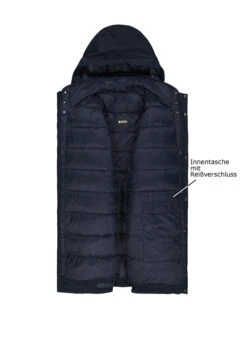 BOSS Black, 3-in-1 Funktionsjacke Coler, Mikrofaser GORE-TEX®, Dunkelblau -Herrenausstatter Verkaufe 451896 norm4