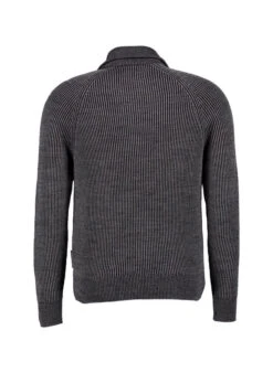 Marc O'Polo, Cardigan, Baumwolle-Wolle, Anthrazit Meliert 2 Marc O'Polo, Cardigan, Baumwolle-Wolle, Anthrazit Meliert -Herrenausstatter Verkaufe 451929 norm2