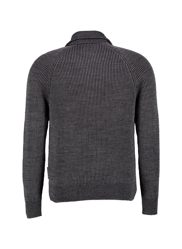 Marc O'Polo, Cardigan, Baumwolle-Wolle, anthrazit meliert Marc O'Polo, Cardigan, Baumwolle-Wolle, Anthrazit Meliert -Herrenausstatter Verkaufe 451929 norm2