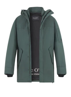 Marc O'Polo, Parka, Mikrofaser Wasserabweisend, Mangrove