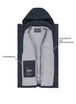 Marc O'Polo, Parka, Mikrofaser Wasserabweisend, Navy -Herrenausstatter Verkaufe 451955 norm3