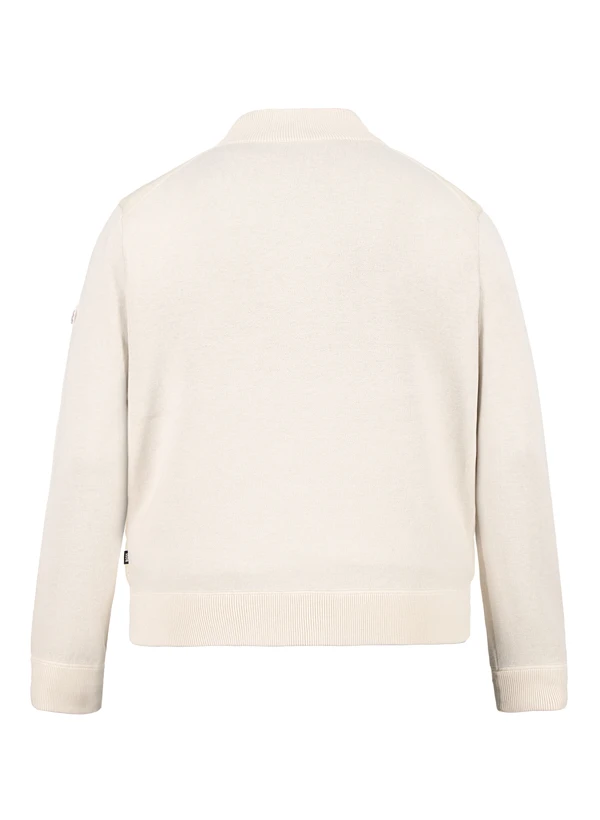 BOSS Black, Strickblouson Hernesto, Baumwolle-Wolle wattiert, ecru BOSS Black, Strickblouson Hernesto, Baumwolle-Wolle Wattiert, Ecru -Herrenausstatter Verkaufe 452062 norm2