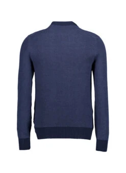 BOSS Orange, Pullover Klapok, Baumwolle-Kapok, Dunkelblau Meliert 2 BOSS Orange, Pullover Klapok, Baumwolle-Kapok, Dunkelblau Meliert -Herrenausstatter Verkaufe 452089 norm2