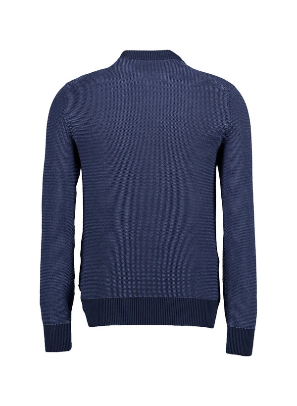 BOSS Orange, Pullover Klapok, Baumwolle-Kapok, dunkelblau meliert BOSS Orange, Pullover Klapok, Baumwolle-Kapok, Dunkelblau Meliert -Herrenausstatter Verkaufe 452089 norm2