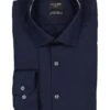 OLYMP, Hemd, Super Slim Fit, Baumwolle, Tintenblau