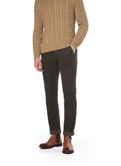 Mason's, Chino Torino, Slim Fit, Cord, Dunkelbraun