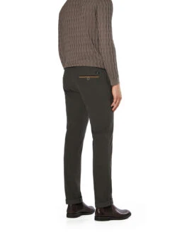 Mason's, Chino Torino, Slim Fit, Baumwolle, Asphaltgrün -Herrenausstatter Verkaufe 452160 norm2