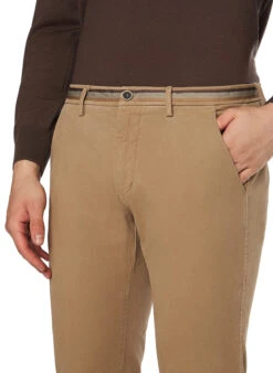 Mason's, Chino Torino, Slim Fit, Baumwolle, Beige -Herrenausstatter Verkaufe 452162 norm3