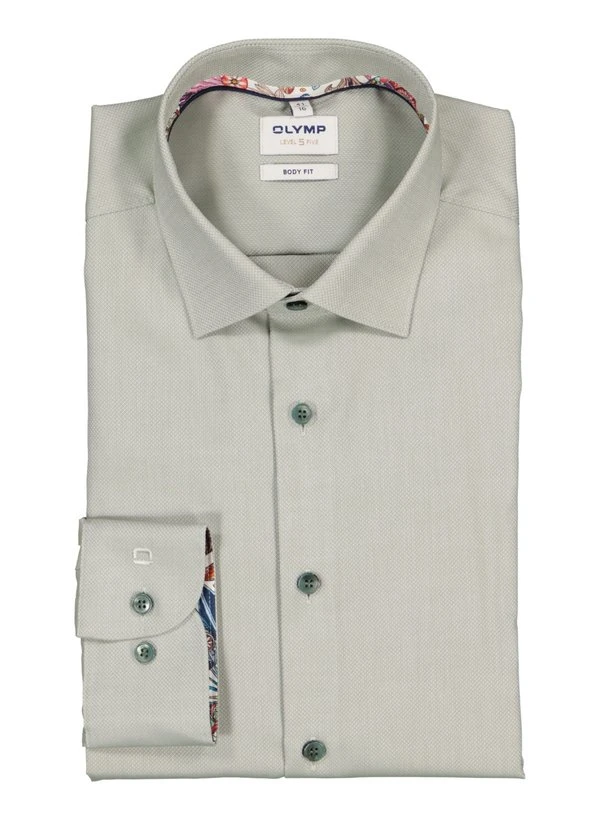 OLYMP, Hemd, Body Fit, Baumwoll-Stretch, Extra langer Arm, kitt OLYMP, Hemd, Body Fit, Baumwoll-Stretch, Extra Langer Arm, Kitt -Herrenausstatter Verkaufe 452167 norm